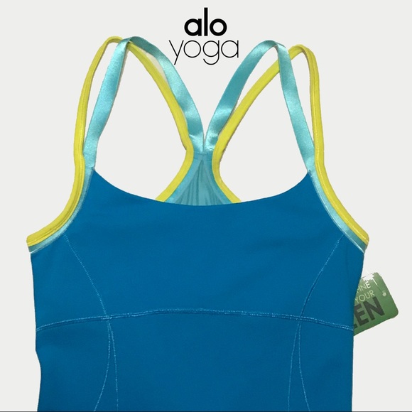 NWT ALO Yoga Split Strap Racerback Tank Top XS - Picture 8 of 8